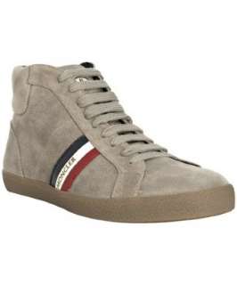 Moncler taupe suede Montecarlo high top sneakers   