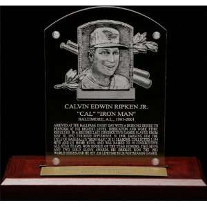   Jr. HOF Plaque Etched Acrylic Desk Top Plaque