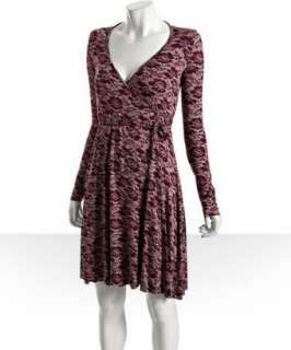 Rachel Pally dragonfly lace print jersey wrap dress   up to 70 