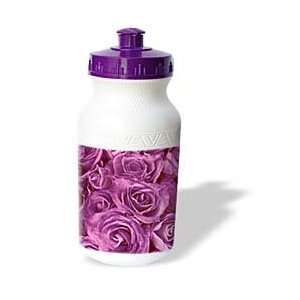   Bouquet   Close up scene of dreamy muted magenta roses   Water Bottles