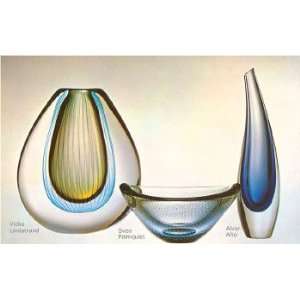  Blown Glass Vases Magnet, 4 x 3