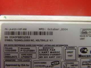 Symbol Wireless Radio PC Card LA 4121 110T WW  