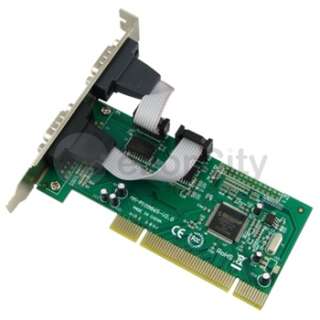 OEM Syba PCI 32 bit to Serial 2 Port Controller Card For Windows XP 