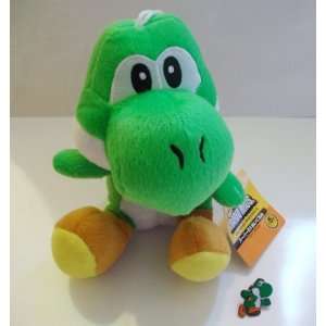  7 Super Mario Party Green Yoshi Soft Plush Toy Doll ~Free 