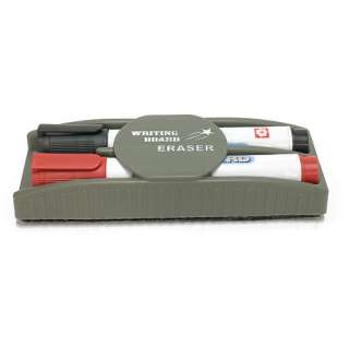 Magnatic White Board Eraser + Marker Pen Holder  
