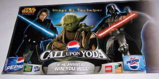 Star Wars Call Upon YODA Banner Pepsi Vader Anakin Luke  