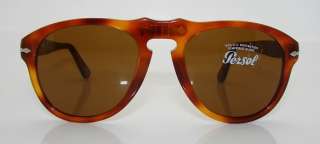 Authentic PERSOL 649 Tortoise Brown Sunglasses 649S   96/33   52mm 
