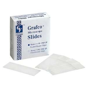  Grafco Microscope Slides Frosted, 3x1, 144EA/GR Health 