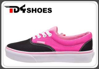 Vans Era 2 Tone Black Pink Classic Unisex Casual New Skate Shoes VN 