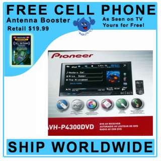 brand new pioneer avh p4300dvd 7 widescreen touch display in dash dvd
