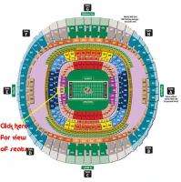   New York GIANTS @ vs New Orleans SAINTS 11/28 Field Section 128 Row 14