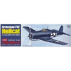  F6F Hellcat Balsa Model Airplane Guillows Toys & Games