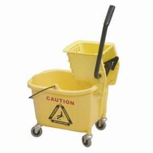  Mop Bucket with Wringer, 30 Qt., Yellow