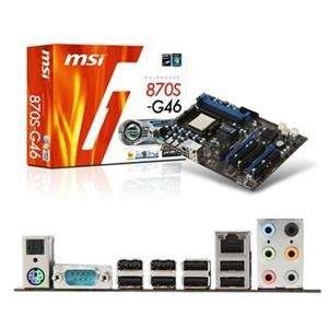  MSI, mATX AM3 870G 4DDR3 (Catalog Category Motherboards 