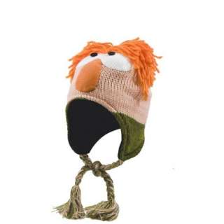 Muppets   Beaker Big Face Peruvian Knit Hat Clothing