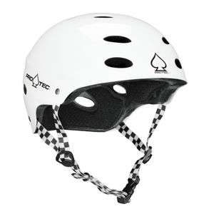   Tec Ace SXP Gloss White Skate/Bike Helmet S,M,L,XL 700051072017  
