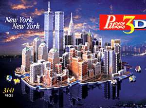 New York, New York 3D Puzzle Puzz3D, Instructions Only  