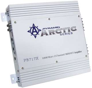 PYRAMID PB717X 2 Channel 1000W Car Audio Amplifier 068888879347  