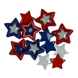 Favorite Findings creative buttons Patriotic Stars