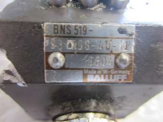 BALLUFF LIMIT SWITCH BNS 519 B3 R08 40 11 519B3R084011 LAGUN MATIC 250 