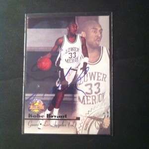   SCOREBOARD KOBE BRYANT AUTO ROOKIE Rc Autograph Sp Rare 96 97  