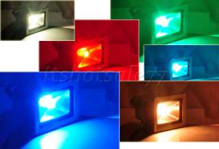 10W RGB Color Change Power LED Flood Wash Light Outdoor  