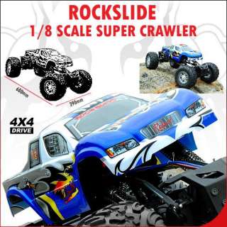   ROCKSLIDE SUPER CRAWLER 1/8 Scale Electric RC Rock Crawler  