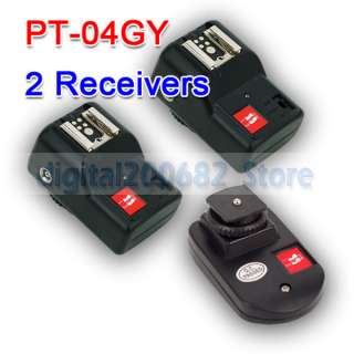   GY 4 Channels Wireless/Radio Flash Trigger SET with 2 Receivers  