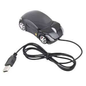  USB 3D Sports Car Optical Mouse, Black Electronics