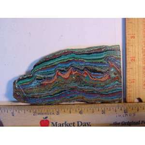  Rainbow Cal silica Rough Rock Slab for Cabbing Lapidary 