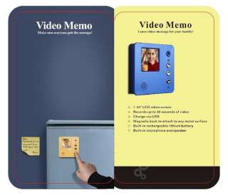 New White Digital Video Memo Cool Gadget Fridge Magnet  