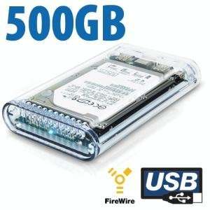 500GB OWC Mercury On The Go Portable FW800&400/USB2 7200RPM Bus 