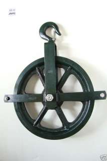 12 Gin Block Manila Rope Pulley, Painters Pulley  