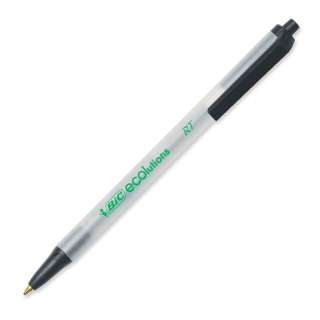   EcoLutions Clic Stic Retractable Black Ball Pens 070330179295  