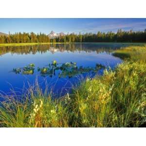  Index Peak Reflects into Mud Lake on the Beartooth Plateau 