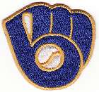 Milwaukee Brewers 2 Embroidered Iron On Patch New