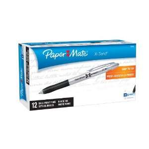   Tip Ballpoint Pens, 12 Black Ink Pens (26500NW)