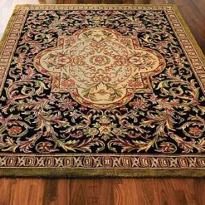  Persian Midnight Wool Area Rugs   Sage, 6 x 9 