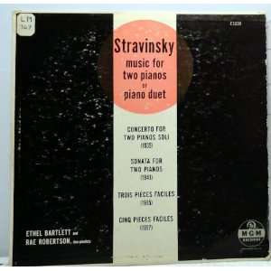  Stravinsky, Music For Two Pianos and Piano Duet, Ethel 