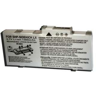 features battery replacement for sidekick lx 3 7v 1300mah lithium ion