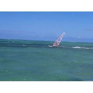  Windsurfer at Pigeon Point, Tobago, West Indies, Caribbean 