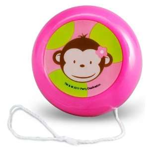  Pink Mod Monkey Yo Yo (1) Party Supplies (Pink) Toys 