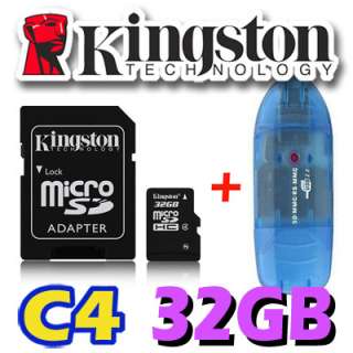 Kingston Micro SD Micro SDHC Memory Card 32GB Class4 +R  