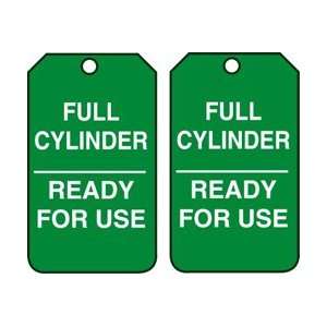 FULL CYLINDER READY FOR USE Tags RV Plastic (5 7/8 x 3 3/8)   1 Pack 