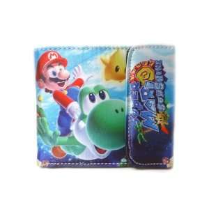  Mario Bro Sunshine Galaxy Mario and Yoshi Wallet Toys 