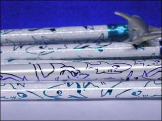 Sassy Sharks Pencils & 8 Shark Toppers Party Favors  