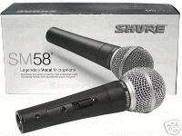 Shure Professional Microphone SM58S SM 58S On/Off  