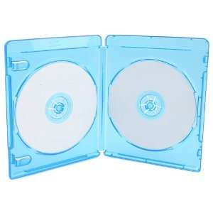  DOUBLE BLU RAY DVD CASE, BLU RAY LOGO, BOOKLET CLIPS , 100 