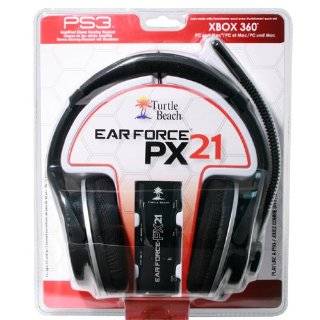 ps3 ear force px21 gaming headset by turtle beach playstation 3 buy 
