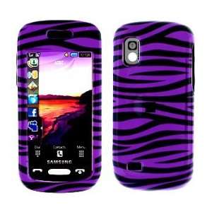  Purple Zebra Snap on Hard Skin Cover Case for Samsung 